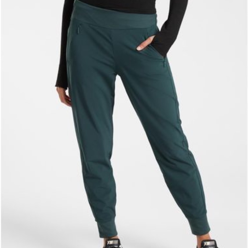 Athleta Women’s Soho Jogger Pants In Abyss Emerald Green - Size 6 Tall